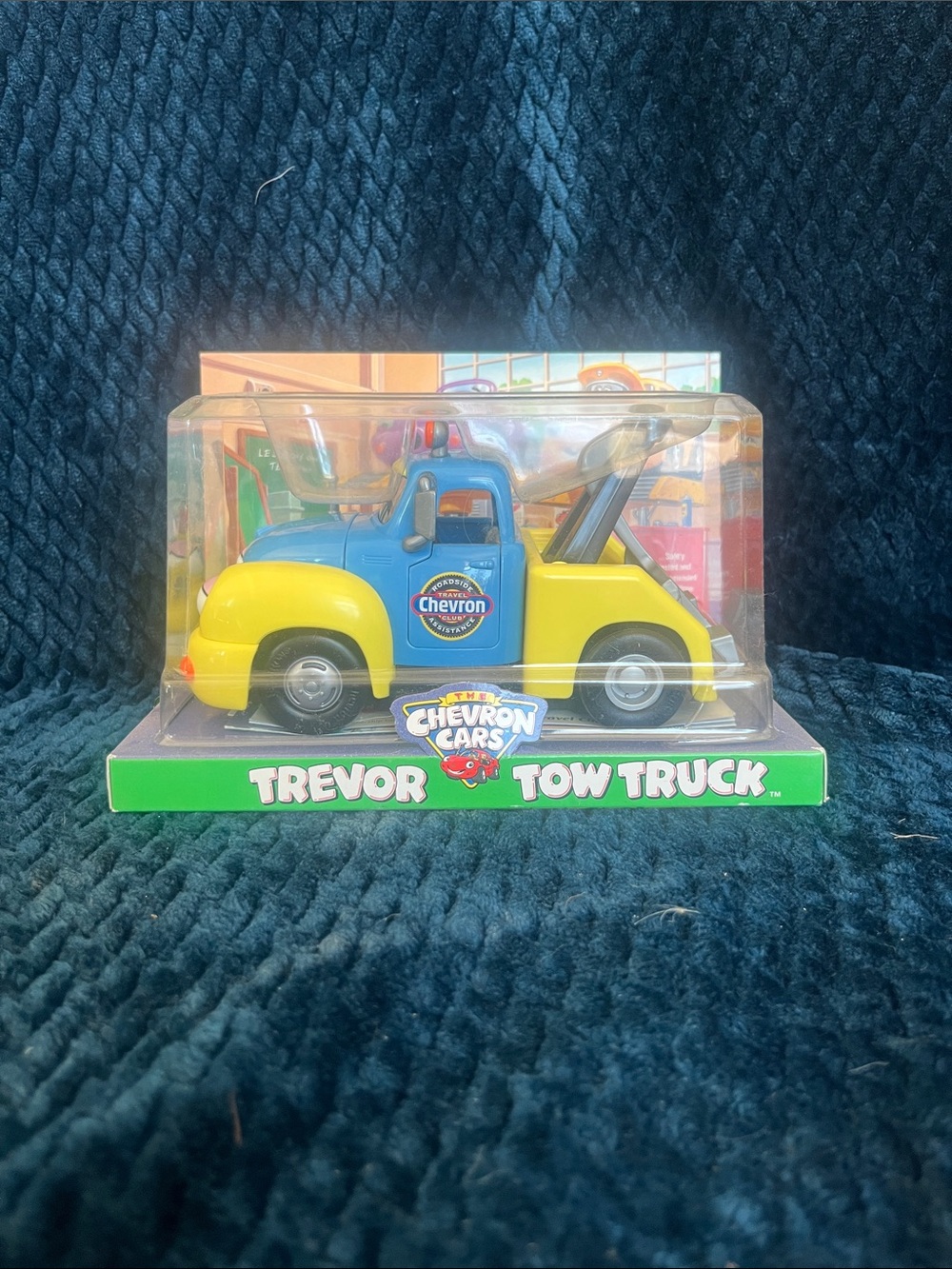 Cars Trevor Tow Truck - Blue & Yellow Kids Toy